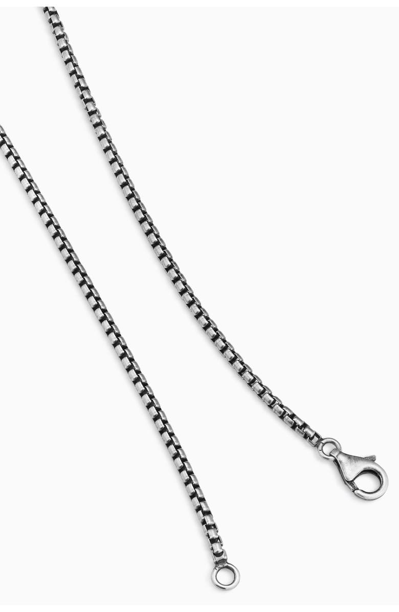Oradina Mens Bolt Pendant Necklace in Sterling Silver, Alternate, color, Silver