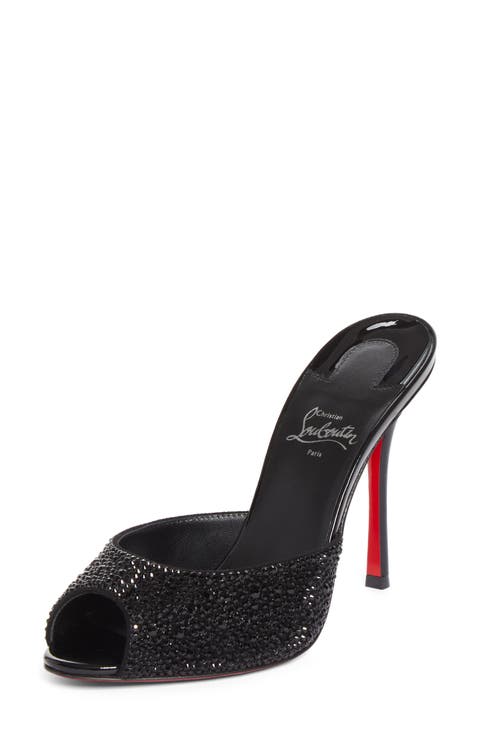Me Dolly Strass Rhinestone Slide Sandal