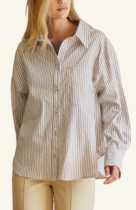 Striped Button Up Shirt