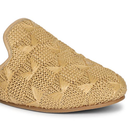 Jelavu Andrea Raffia Slip-on Mule In Beige