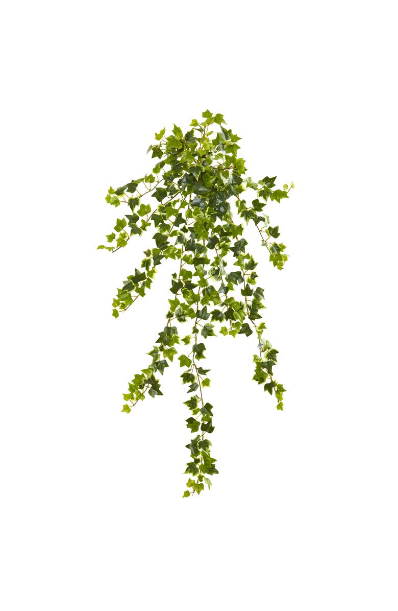 NEARLY NATURAL 35-in Ivy Artificial Hanging Plant, Main, color, Green
