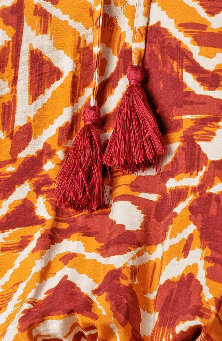 FLYING TOMATO Printed Tiered Dress, Alternate, color, 