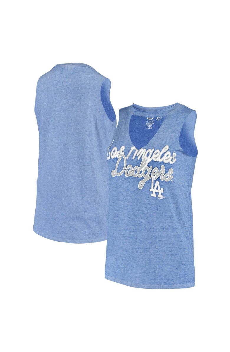 CONCEPTS SPORT Women's Concepts Sport Royal Los Angeles Dodgers Loyalty Choker Neck Tank Top, Main, color,