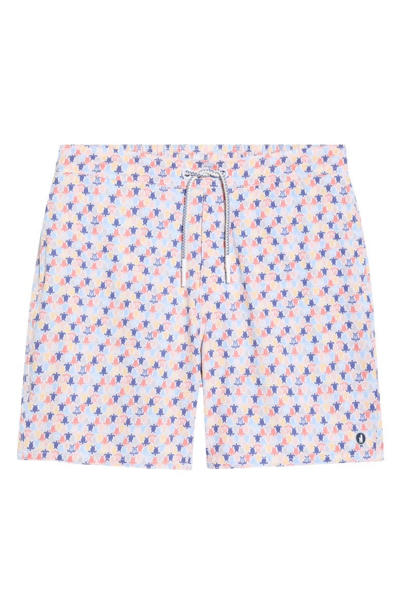 johnnie-O Shelly Swim Trunks, Main, color, White