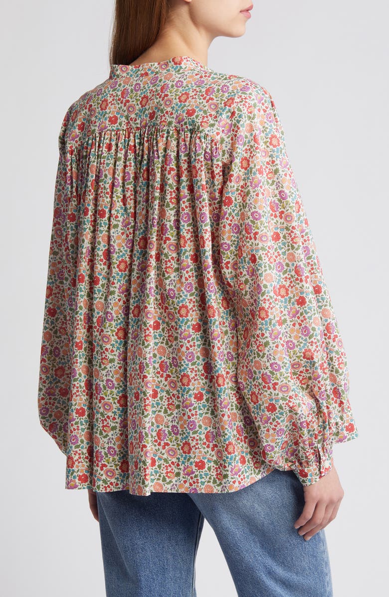 Liberty London Boho Floral Cotton Button-Up Shirt, Alternate, color,