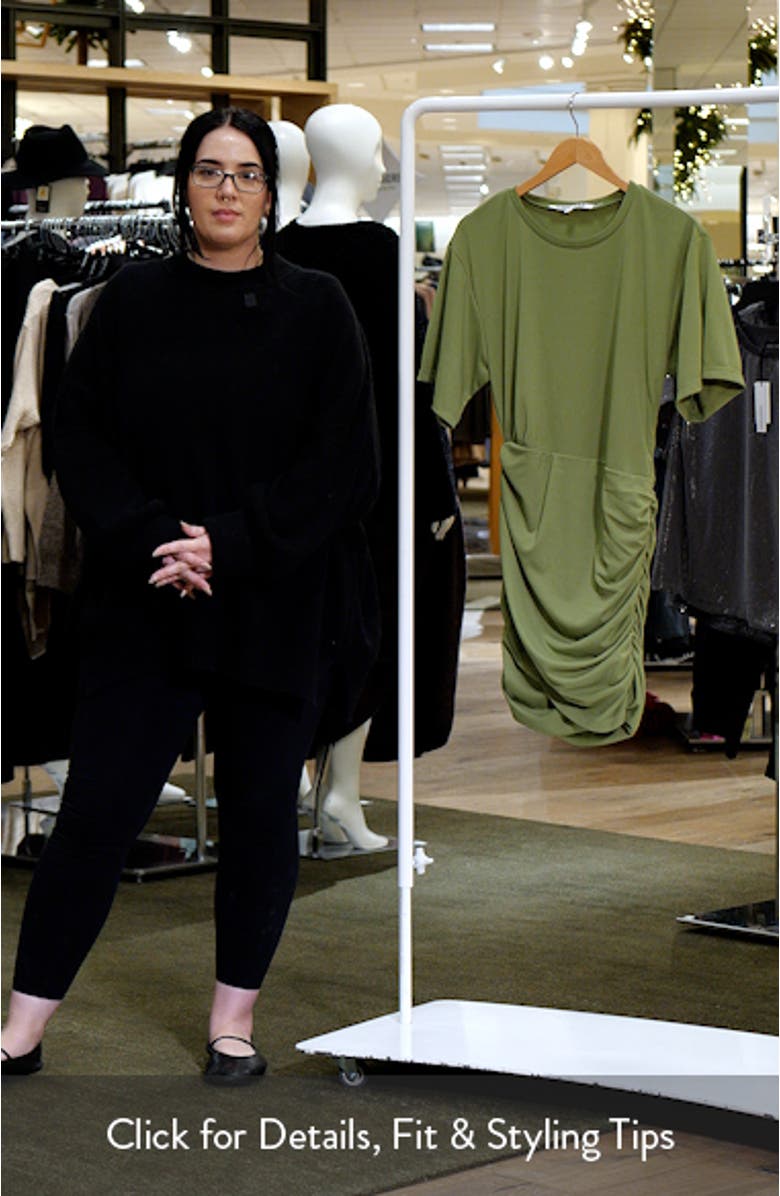 Ruched Asymmetric Minidress, sales video thumbnail