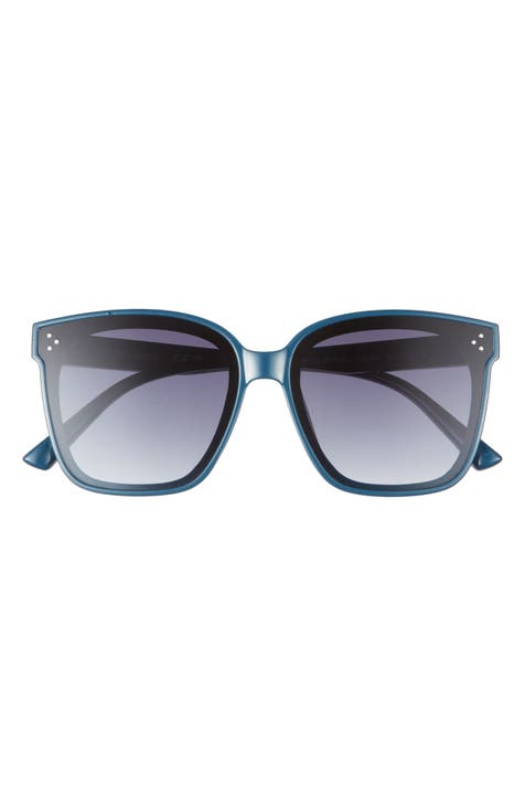 63mm Square Sunglasses