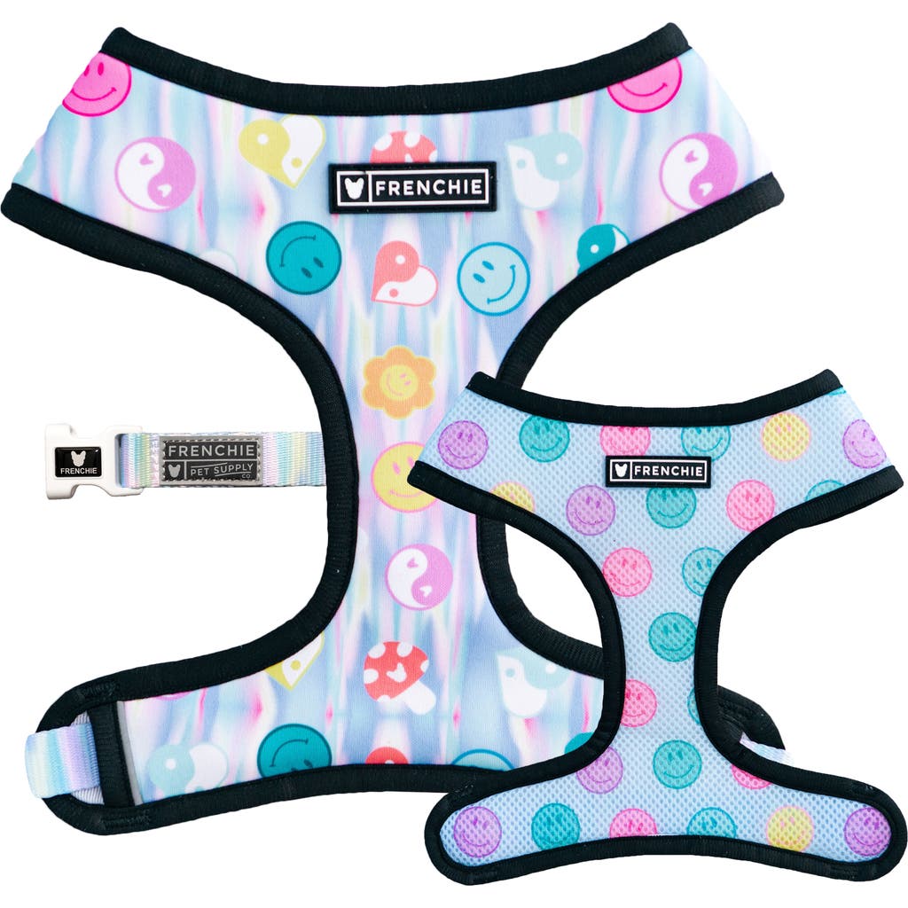 Frenchie Duo Reverible Harness in Good Vibes  product