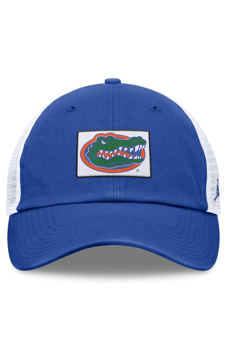 Jordan Brand Men's Jordan Brand Royal/White Florida Gators Primetime Club Trucker Adjustable Hat, Alternate, color, Royal