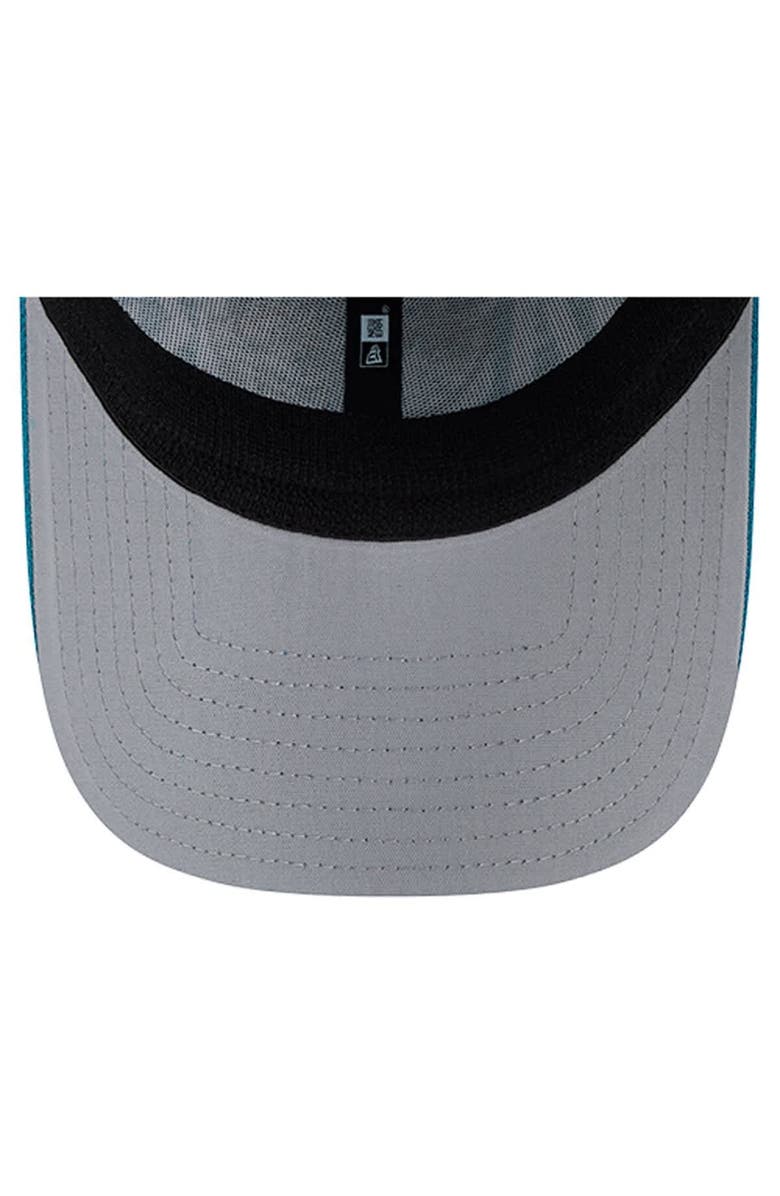 New Era Men's New Era Teal Jacksonville Jaguars Overlap Logo 39THIRTY Stretch Fit Hat, Alternate, color, Teal