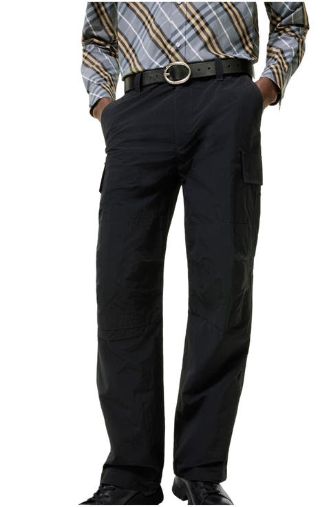 Nylon Cargo Trousers