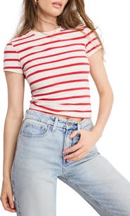 Good American Super Stretch Cotton Blend T-Shirt