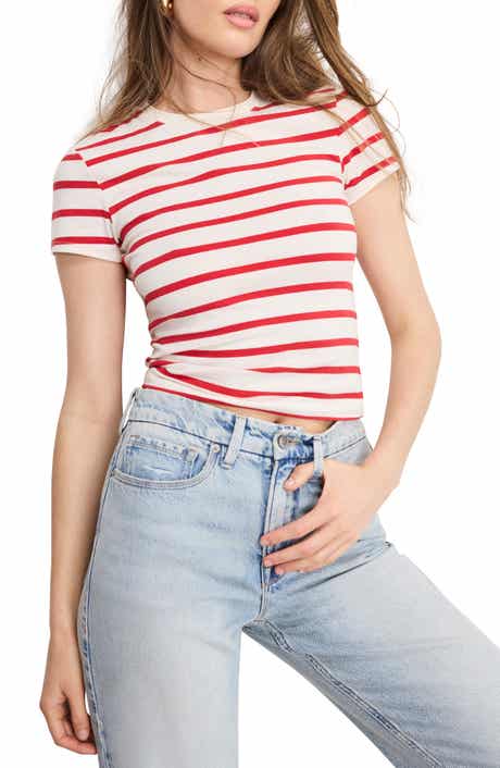 Good American Super Stretch Cotton Blend T-Shirt