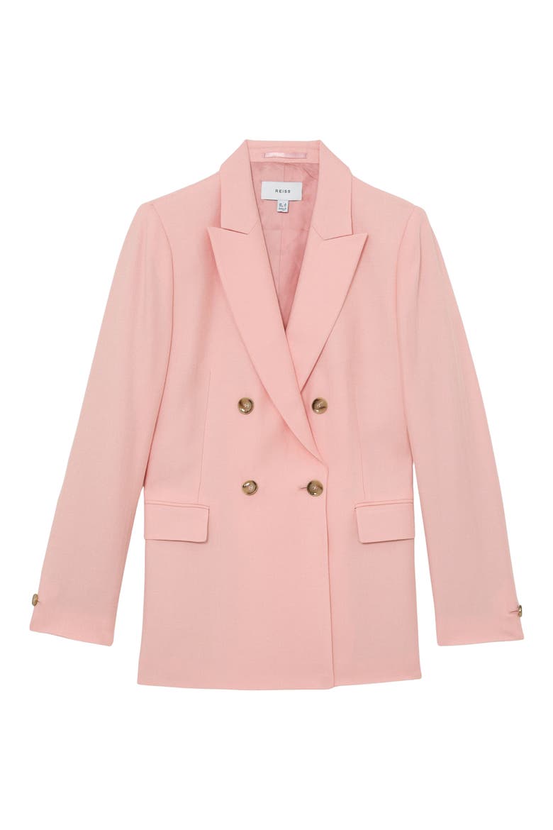 Magda Double Breasted Blazer, Alternate, color, PINK