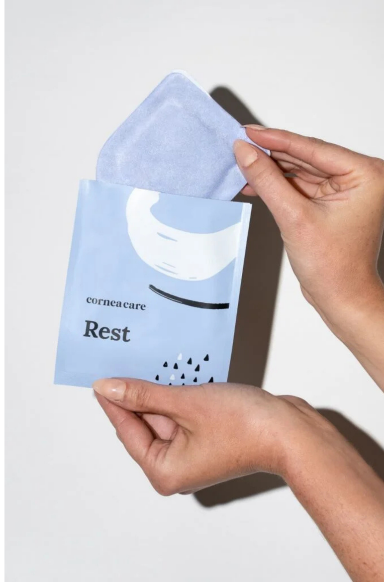 Rest Self Heating Warm Eye Compress - 3 Pack Bundle, Alternate, color, White