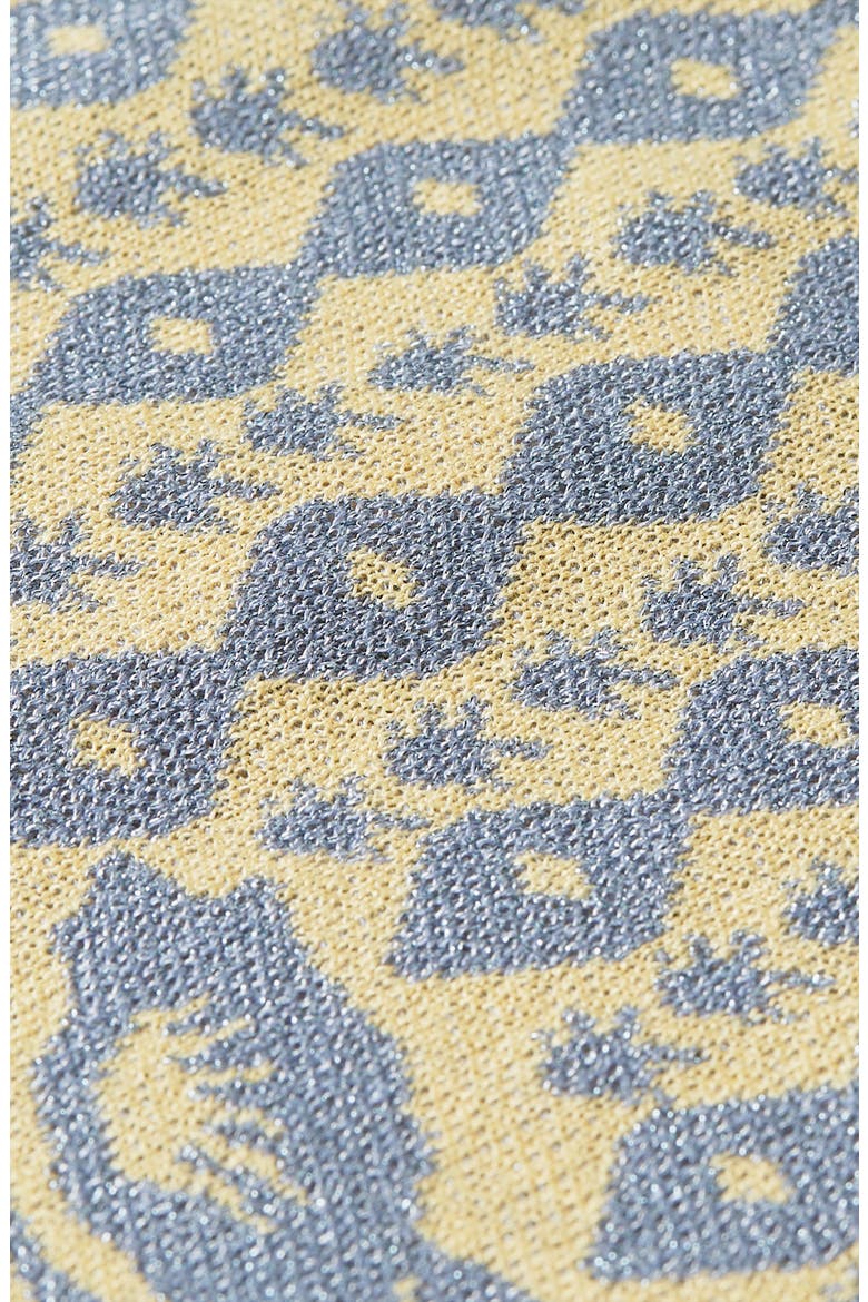 Jacquard Knit Shorts, Alternate, color, CACTUS STRIPE PLACED RAFFIA