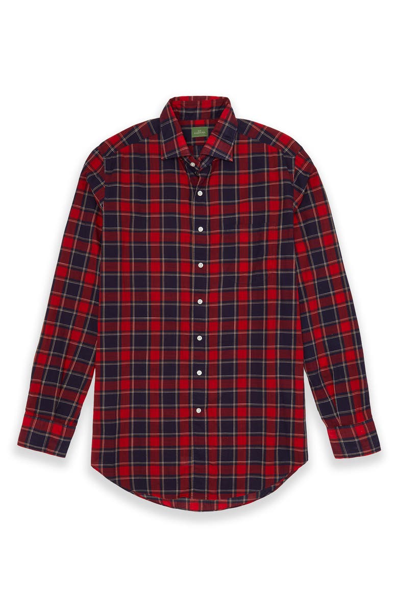 Sid Mashburn Plaid Button-Up Shirt, Alternate, color, 