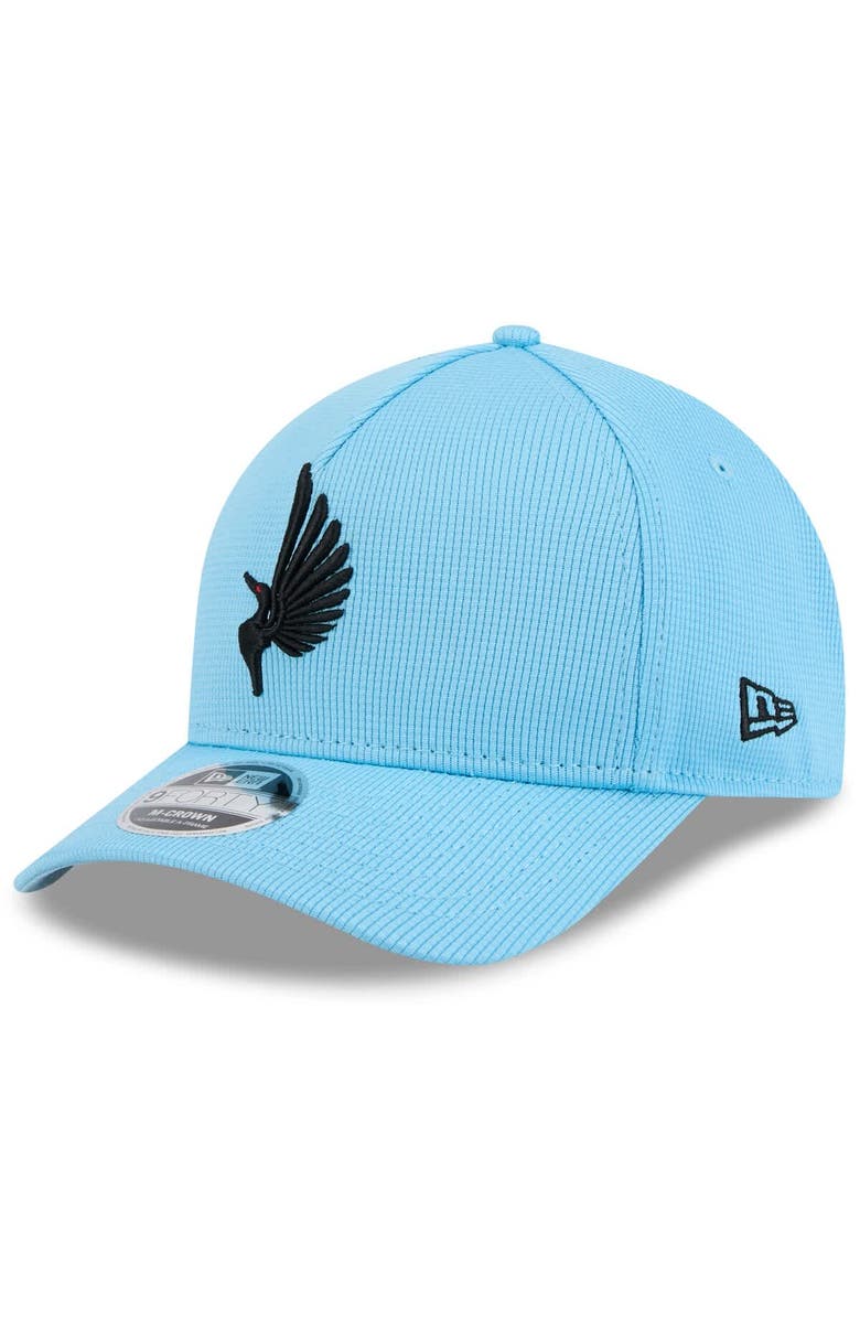 New Era Men's New Era Light Blue Minnesota United FC 2025 Jersey Hook 9FORTY M-Crown Adjustable Hat, Alternate, color, 