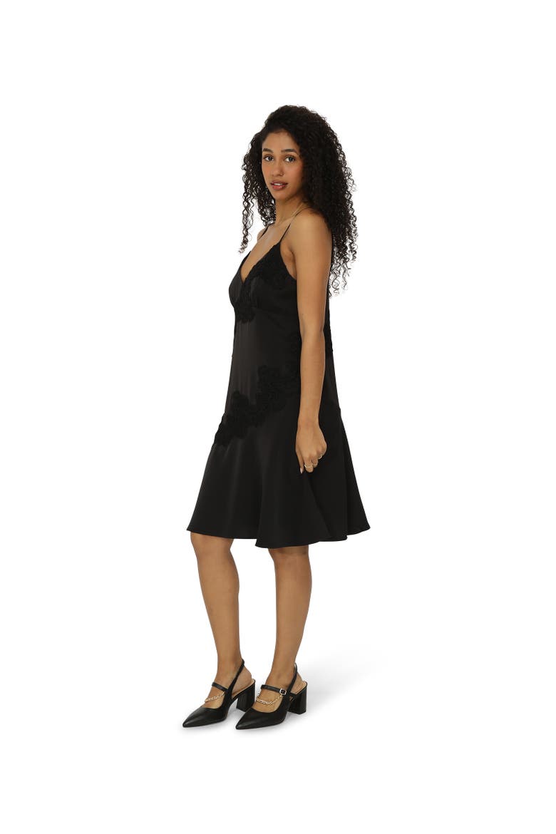 Real Love Slip Dress, Alternate, color, Black