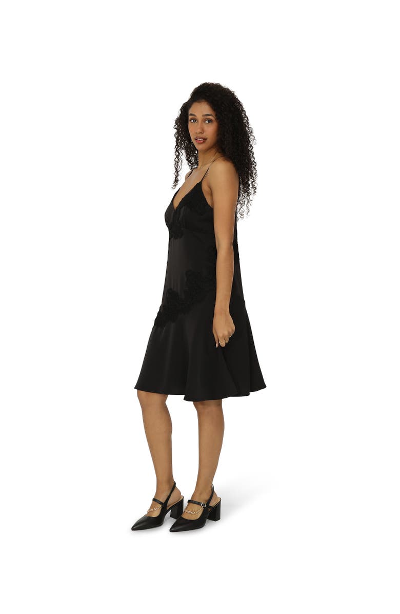 Belle & Bloom Real Love Slip Dress, Alternate, color, Black