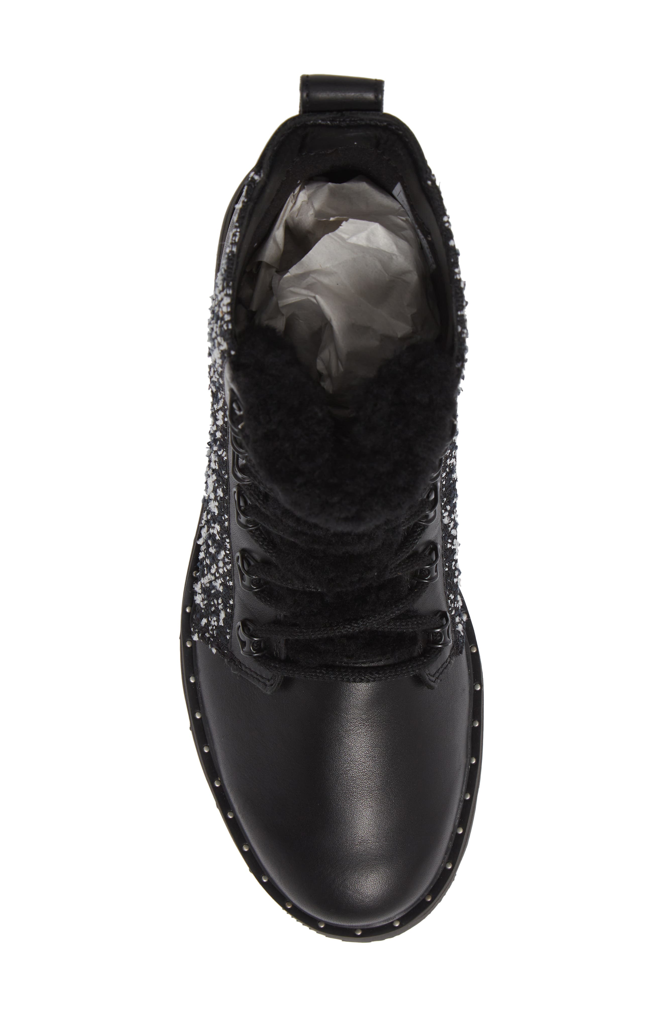 SOREL Lennox Genuine Shearling Waterproof Lace-Up Boot, Alternate, color, 