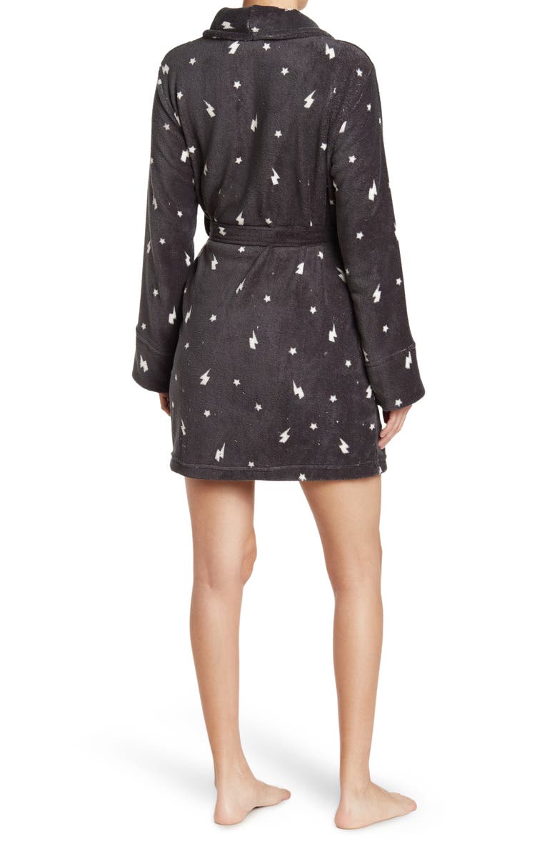 COZY ZOE Plush Tie Waist Robe, Alternate, color, 