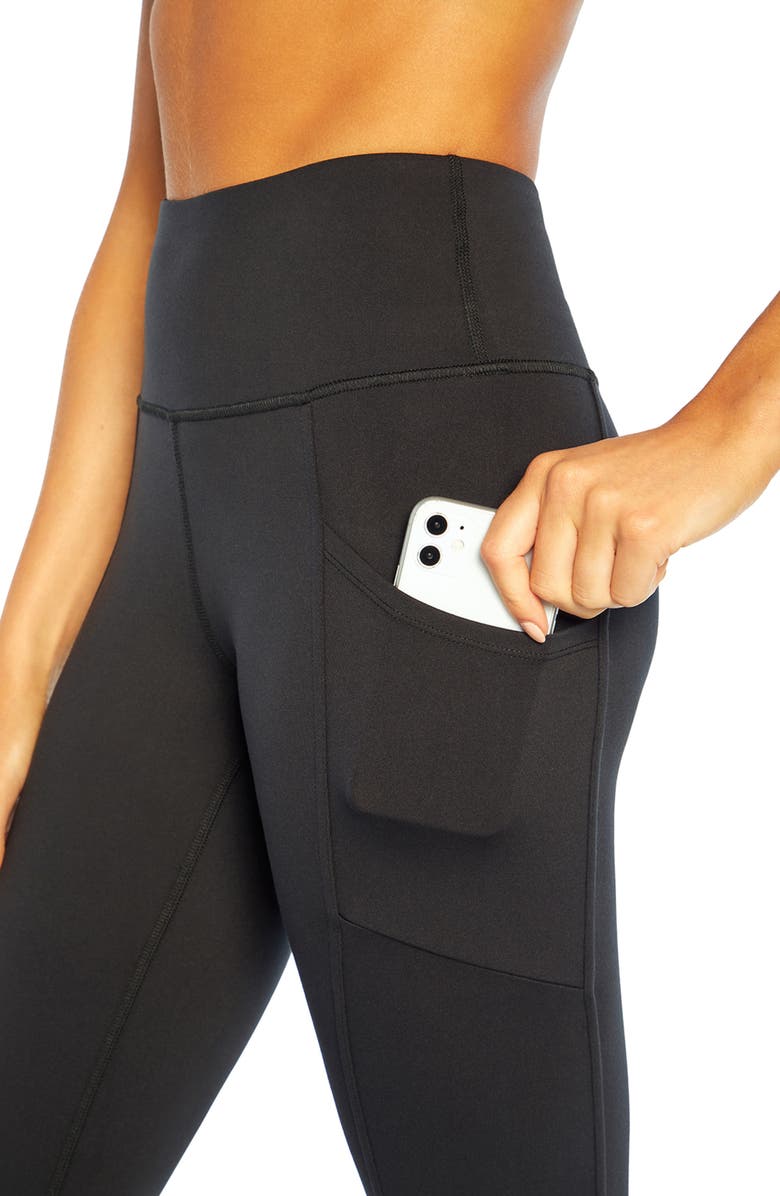 MARIKA Eclipse Ankle Leggings, Alternate, color, Black