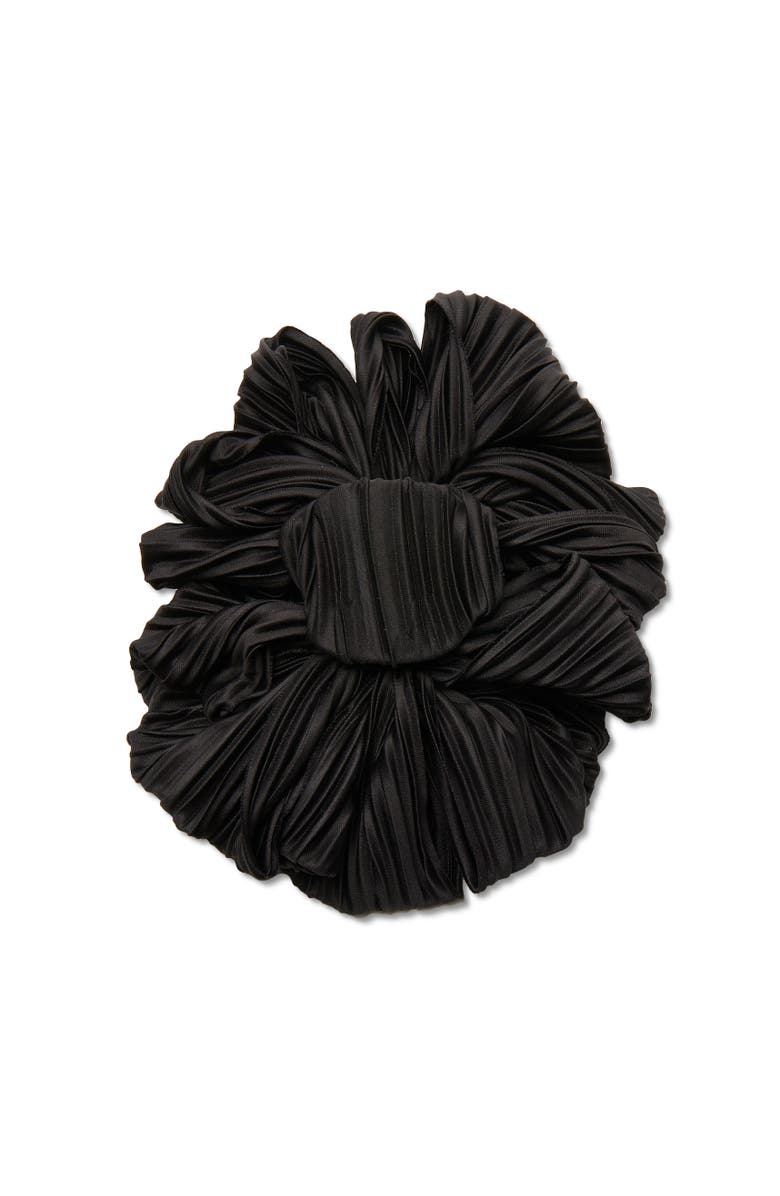 Lele Sadoughi Jet Rita Ribbon Claw Clip, Main, color, Jet 001