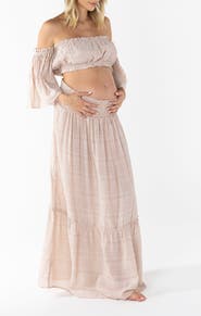 Angel Maternity Chantal 2 piece Maternity Photoshoot Dress