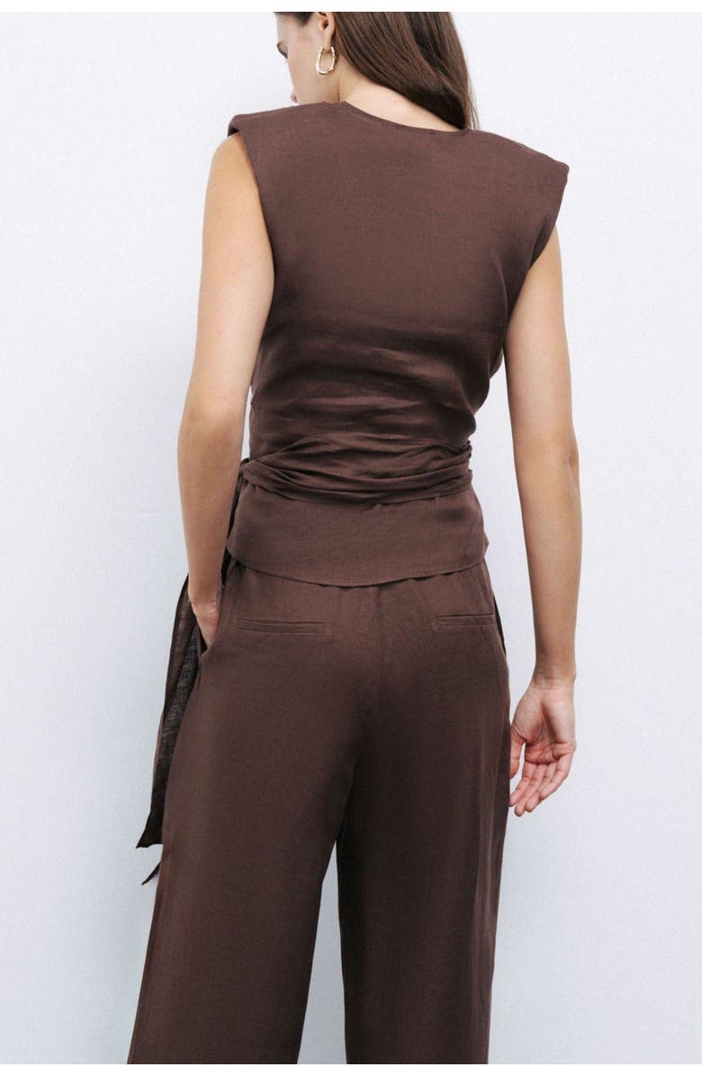 Nocturne Waist Accessory Detailed Blouse, Alternate, color, 