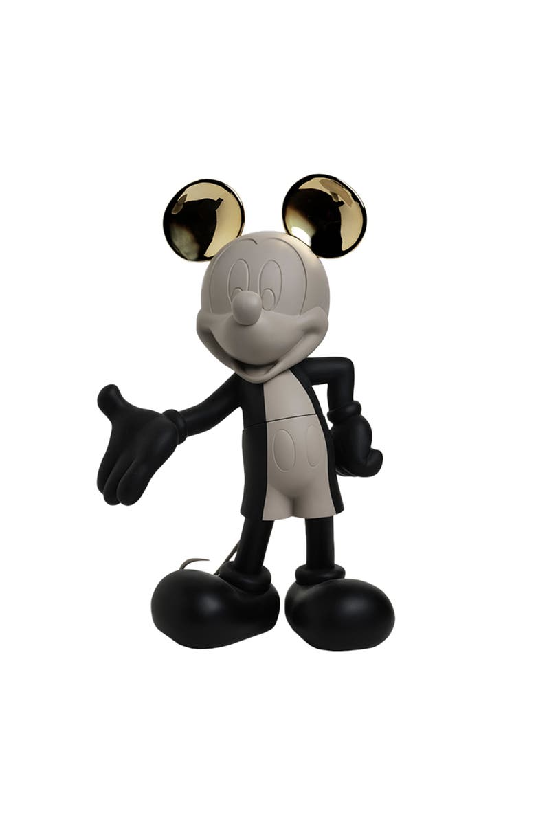 Leblon Delienne Mickey Mouse Hoppen Figurine, Main, color, Taupe, Black / Gold