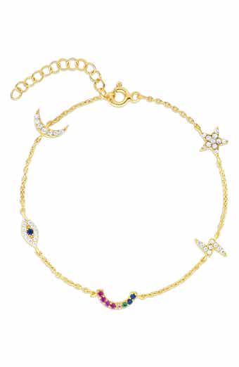 14k Gold Plated Charm Bracelet
