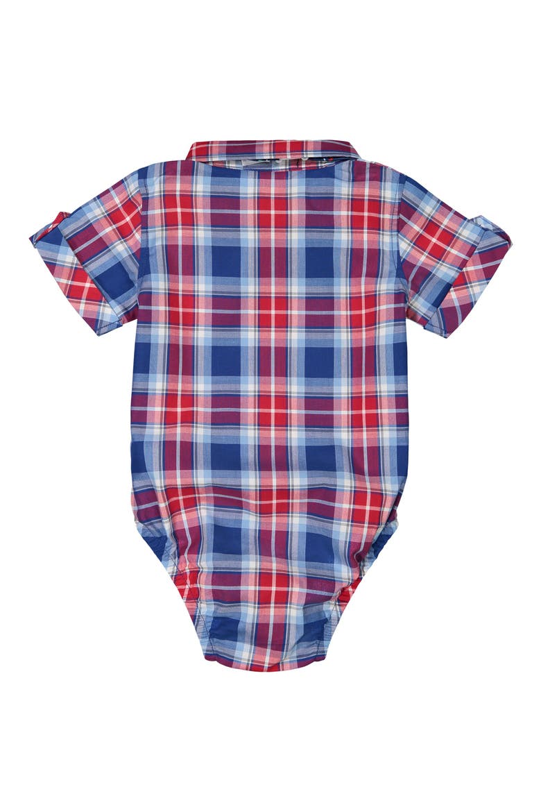 Bodysuit, Shorts & Bow Tie Set, Alternate, color, RED