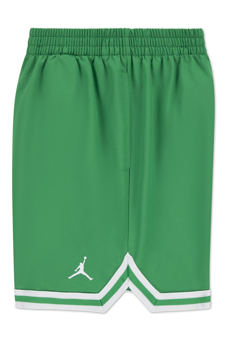 Kids' Jumpman Woven Taping Shorts, Alternate, color, LUCKY GREEN