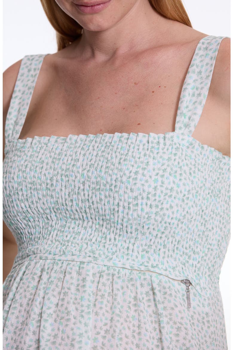 Maternity and Nursing Top Ambre, Alternate, color, SKY BLUE