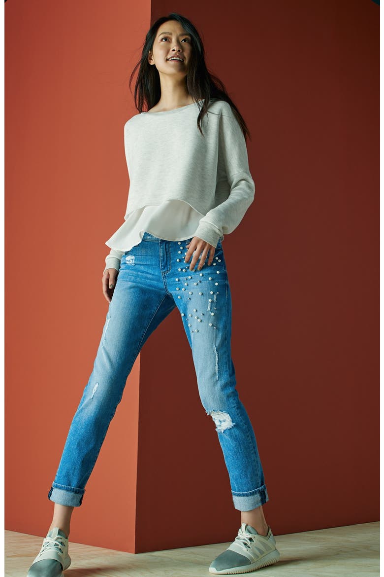 Taylor Tomboy Embellished Jeans, Alternate, color, PACIFIC HEIGHTS