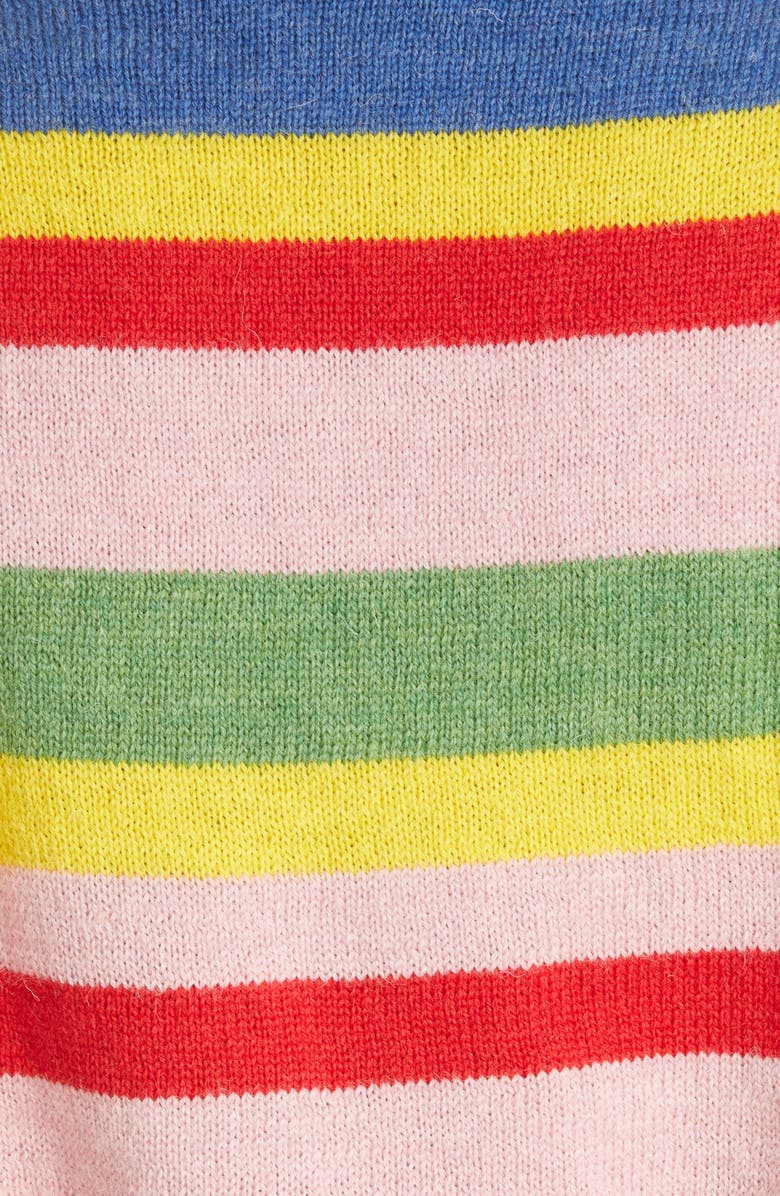 Molly Goddard Blair Stripe Lambswool Sweater Vest, Alternate, color,