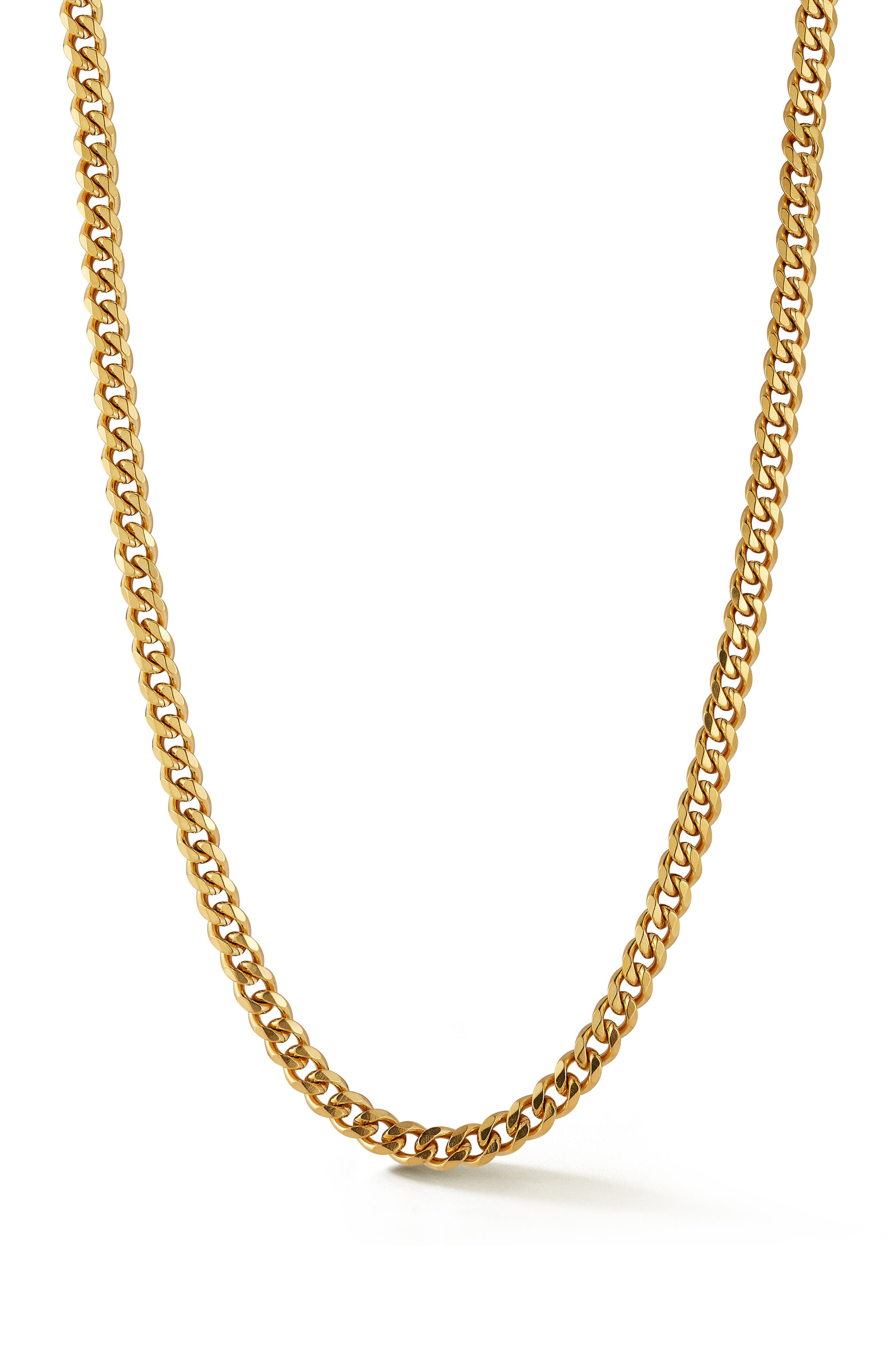 Yield of Men Men's 7mm Curb Chain Necklace