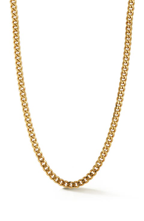 Men's 7mm Curb Chain Necklace