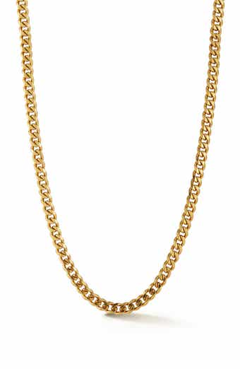 Yield of Men Men's 7mm Curb Chain Necklace