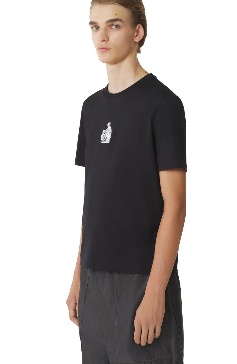 Lanvin Black Mother And Daughter T-Shirt, Alternate, color, Black