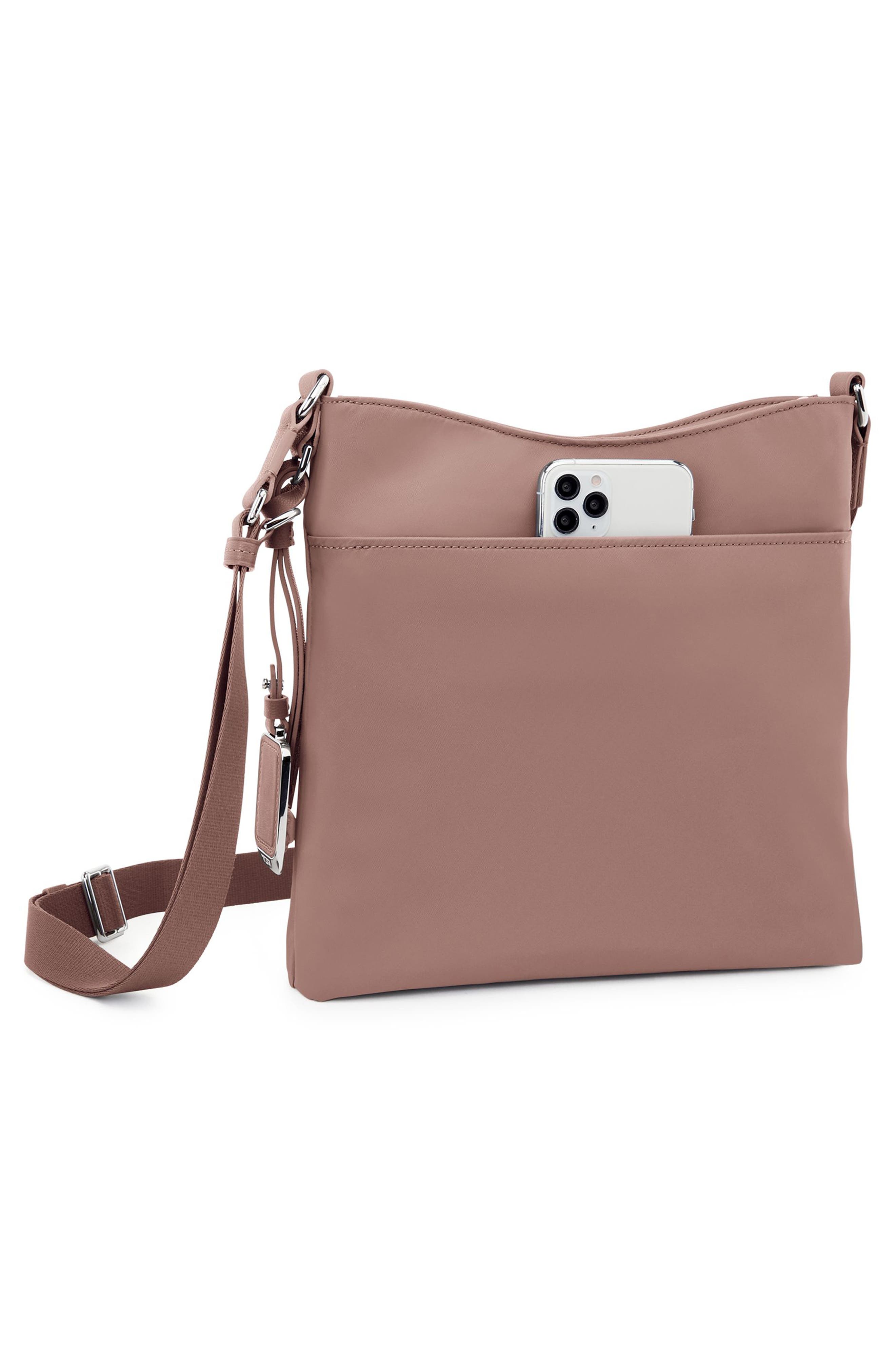 TUMI Tyler Crossbody Bag, Alternate, color, Light Mauve