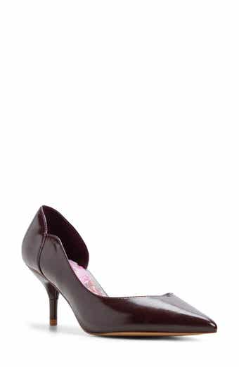 Callie Pointed Toe Faux Leather Pump