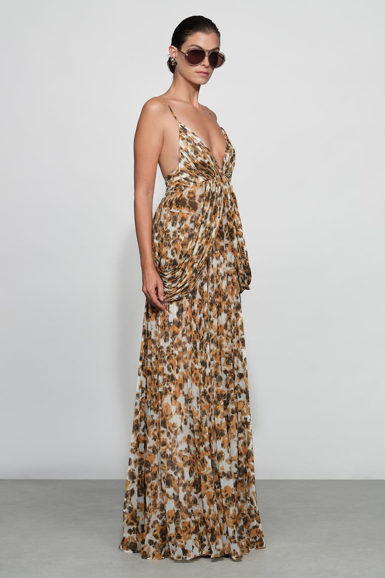 Micah Gown, Alternate, color, Golden Multi