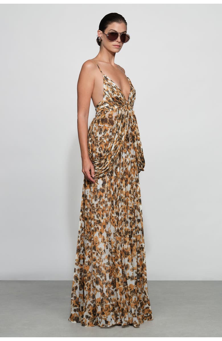 Et Ochs Micah Gown, Alternate, color, Golden Multi