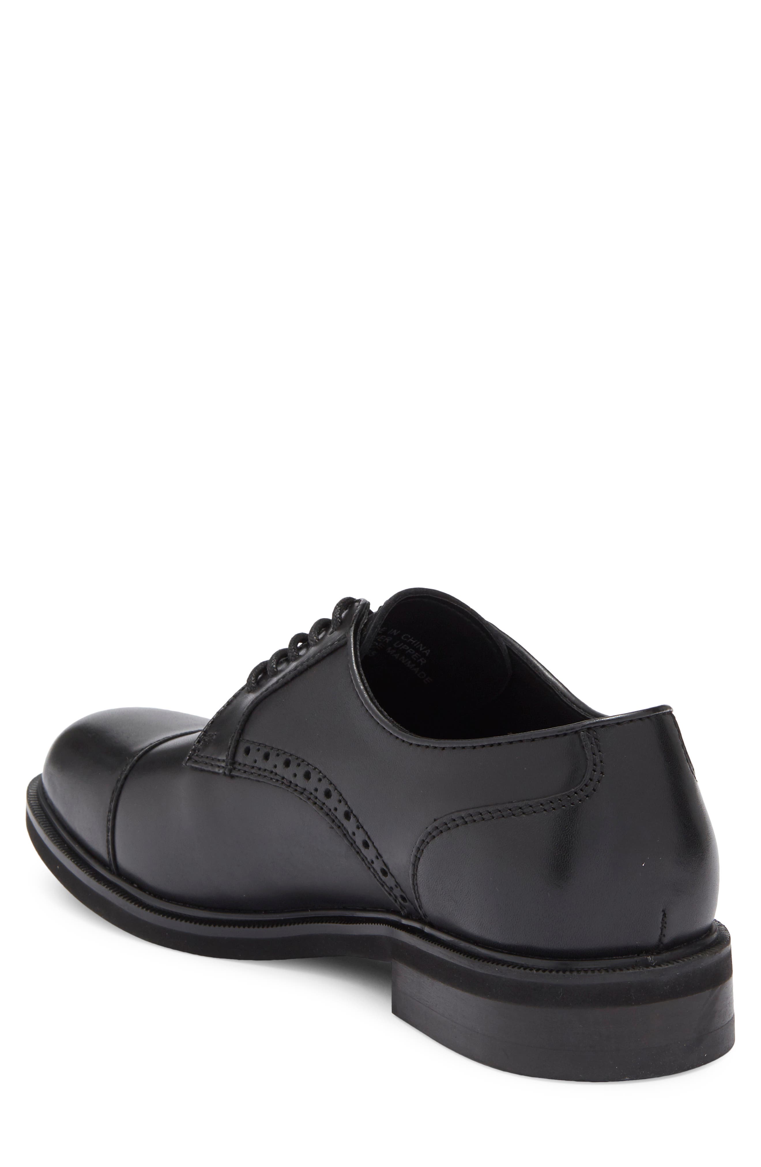 NORDSTROM RACK Rory Cap Toe Derby, Alternate, color, Black