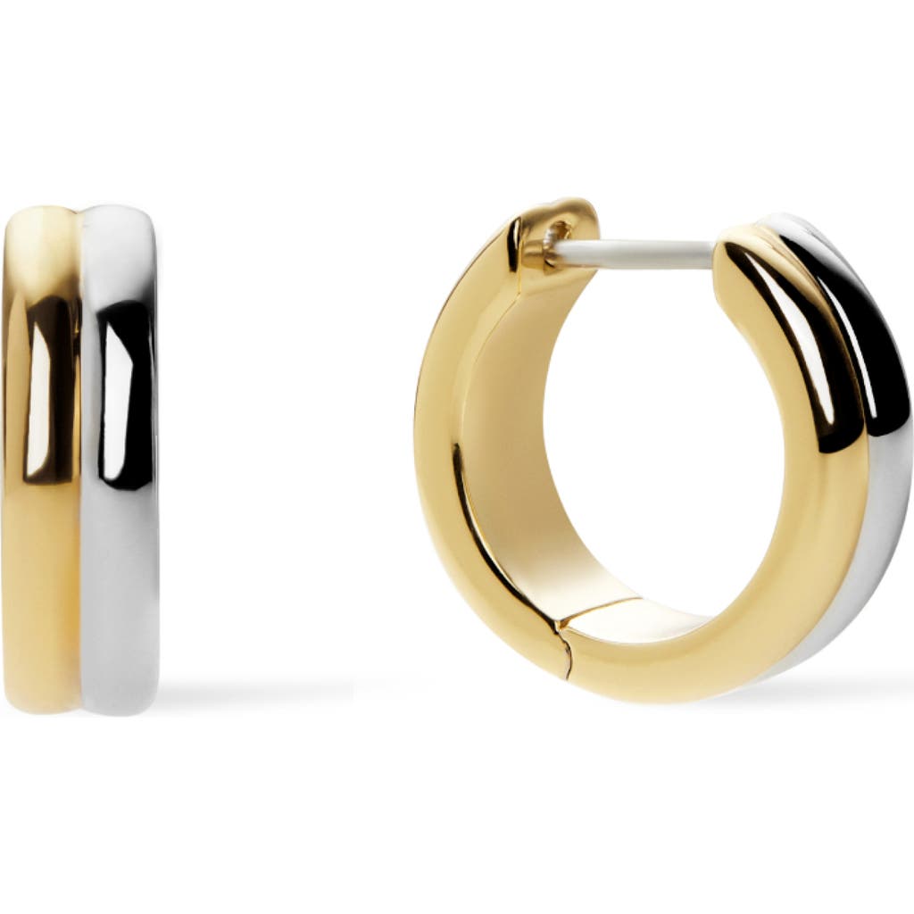 Ana Luisa Huggie Hoop Earrings In Gold/silver