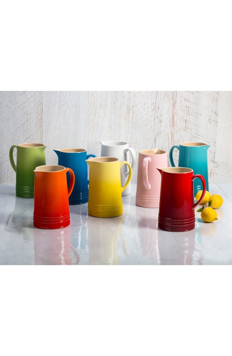 Le Creuset Glazed Stoneware 1 2/3 Quart Pitcher, Alternate, color, Artichaut