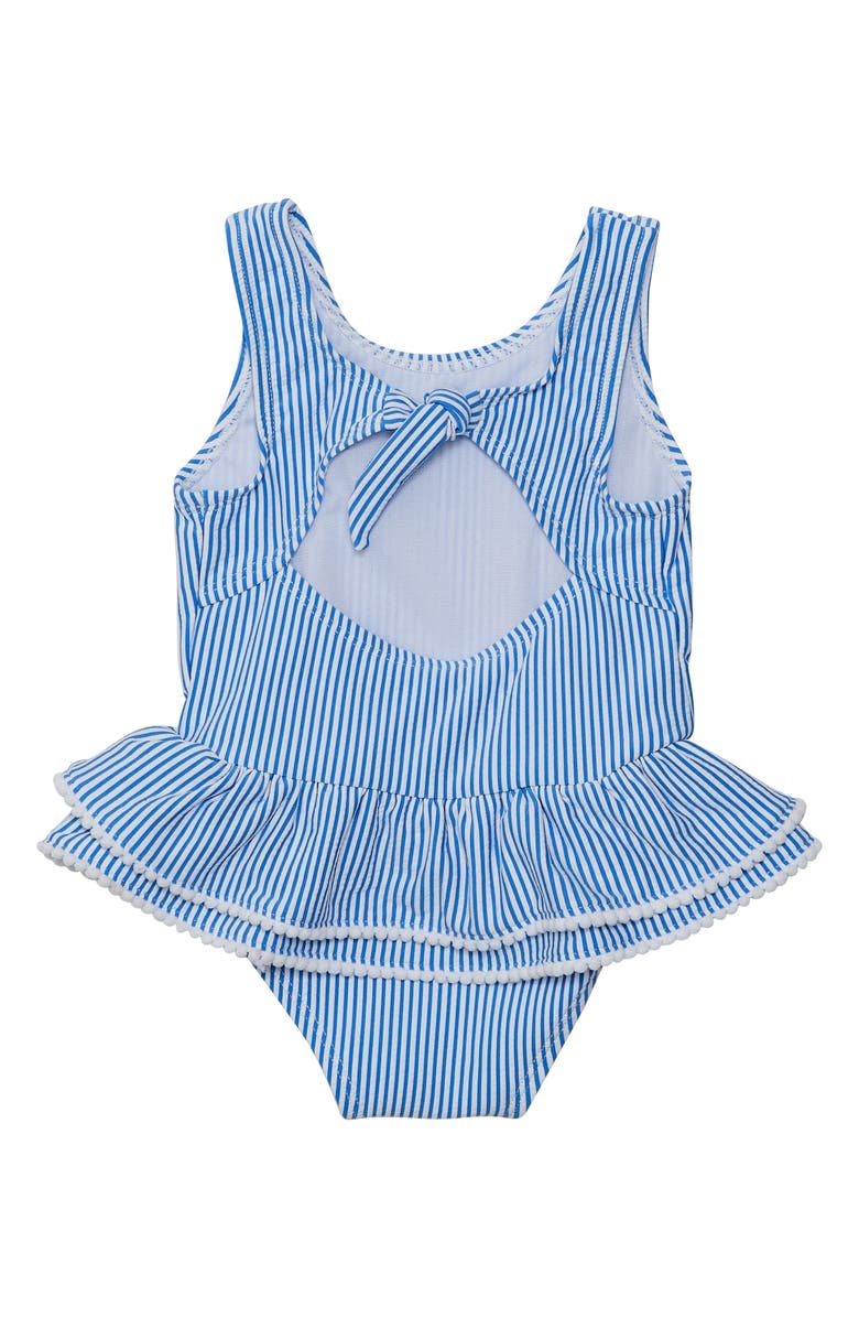 Snapper Rock Parisan Summer Skirted One-Piece Swimsuit, Alternate, color, Blue