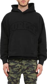 PURPLE BRAND Oversize Heavyweight Fleece Graphic Hoodie